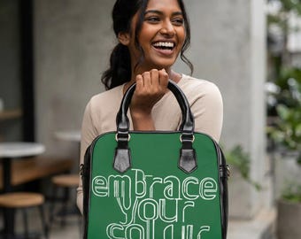 Bolso de hombro verde EmbraceYourColour / Monedero colorido