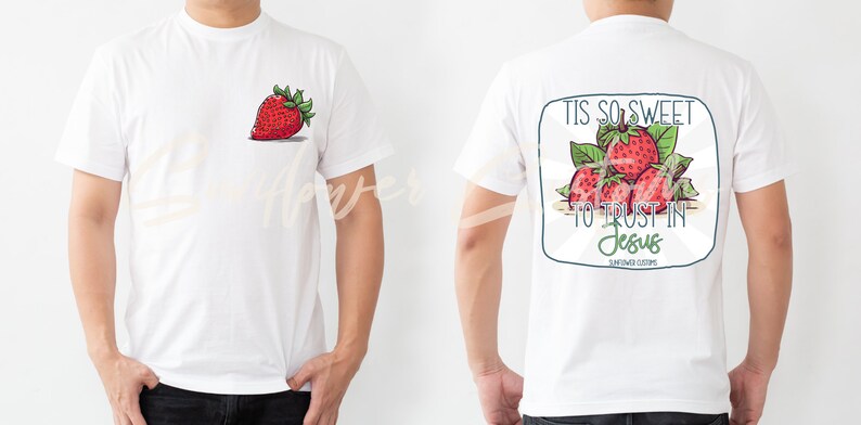 Tis so Sweet to Trust in Jesus Summertime Kids PNG With Pocket - Etsy