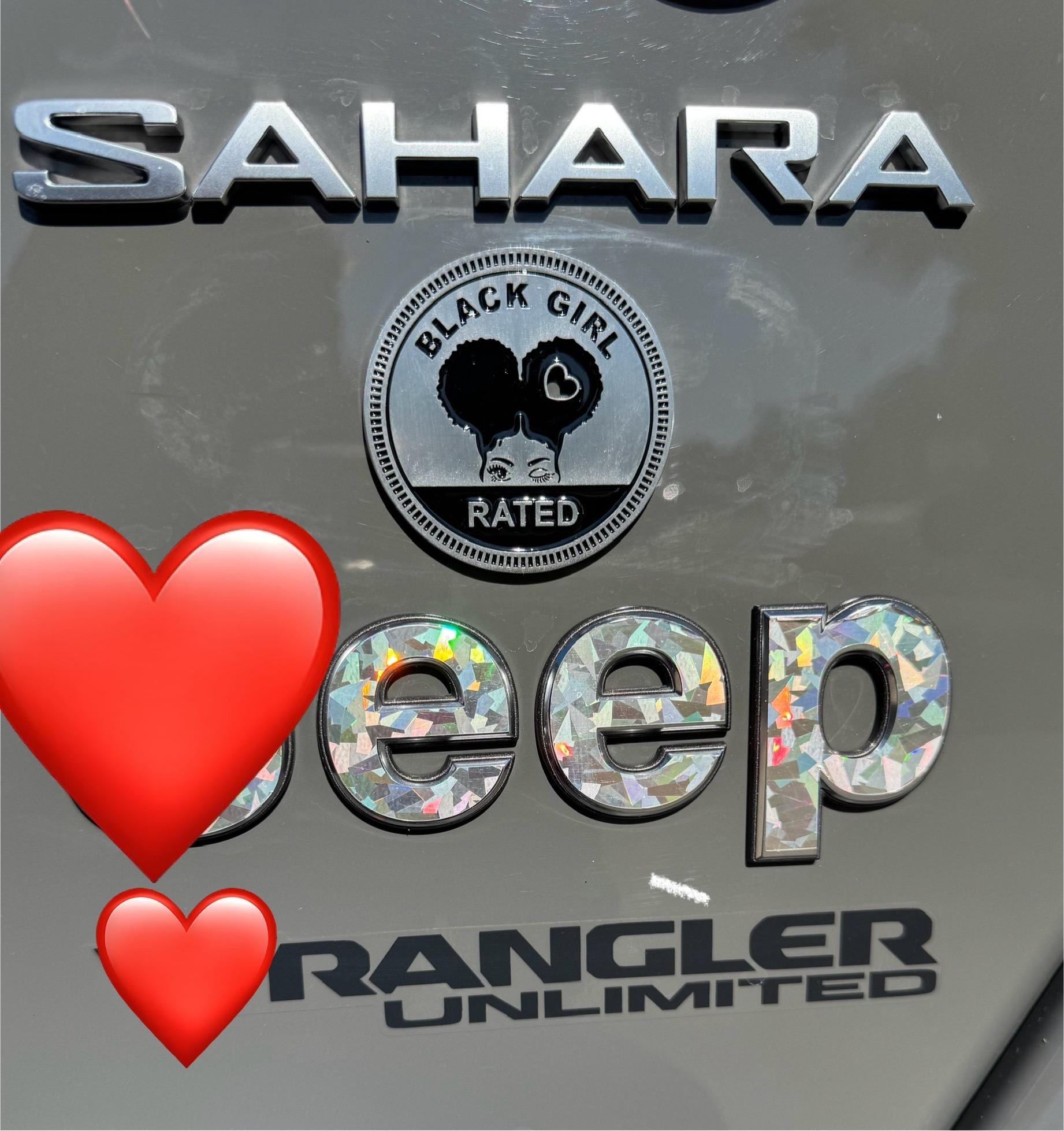 Black Girl Rated Matte Silver Metal Badge The Black Girl Edition
