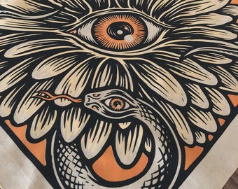 Chad Eaton- FEELINGS- "SNAKE" bandana