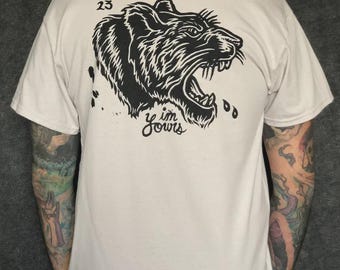 Chad Eaton- FEELINGS- "I’M YOURS" on ice gray  t-shirt