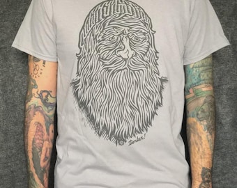 Chad Eaton- TIMBER!- "MAZEMAN" on gray t-shirt