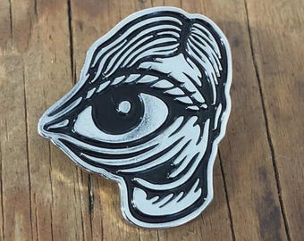 Chad Eaton- FEELINGS- ''SEEING'' enamel pin