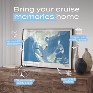 Mapa de crucero personalizado