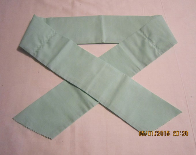 Extra Wide 3" Reusable Non-Toxic Cool Wrap / Neck Cooler  - Solids - Mint Green