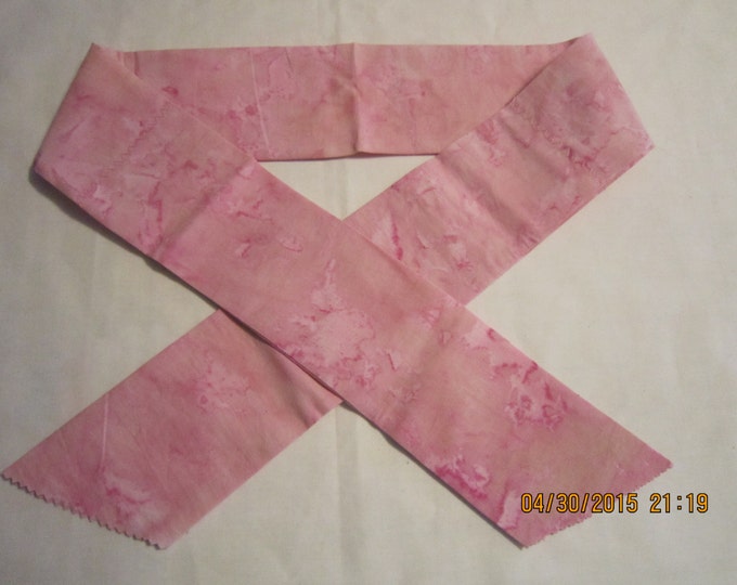 Extra Wide 3" Reusable Non-Toxic Cool Wrap / Neck Cooler  - Tones and Marbled - Light Pink Tones