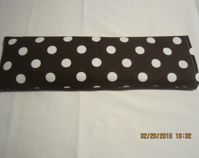 Big Dots on Brown {Polka Dots} X-LARGE Cozy Comforts Heat and Cold Packs (Unscented or Lavender)*