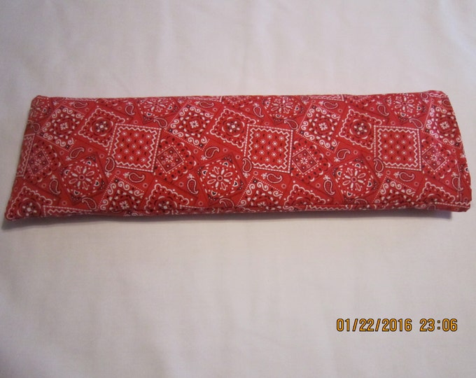 Red Bandana X-LARGE Cozy Comforts Heat and Cold Packs (Unscented or Lavender)*