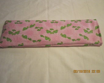 Turtles on Pink X-LARGE Cozy Comforts (FLANNEL) Heat and Cold Packs (Unscented or Lavender)*