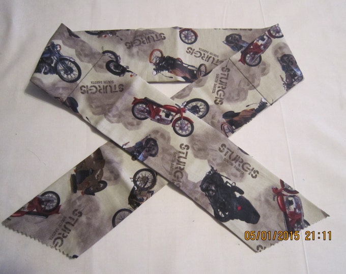 Extra Wide 3" Reusable Non-Toxic Cool Wrap / Neck Cooler  - STURGIS - TAN
