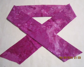 Extra Wide 3" Reusable Non-Toxic Cool Wrap / Neck Cooler  - Tones and Marbled - Magenta Tones