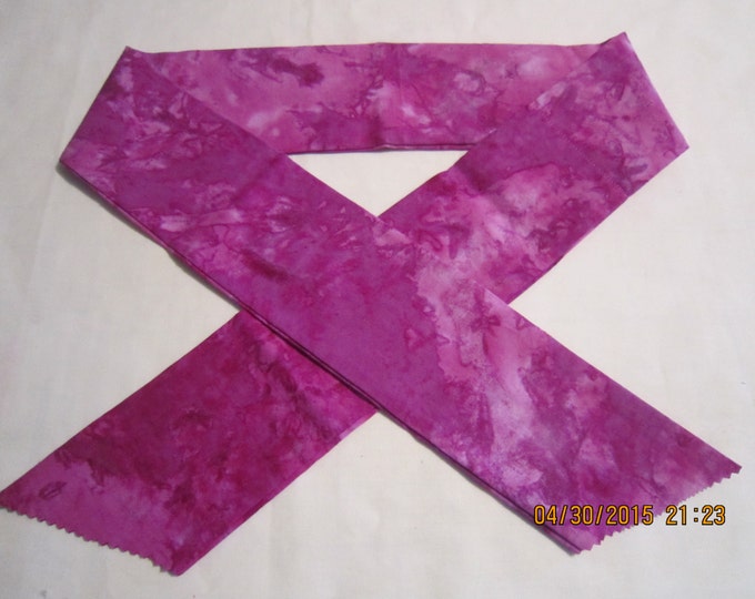 Extra Wide 3" Reusable Non-Toxic Cool Wrap / Neck Cooler  - Tones and Marbled - Magenta Tones