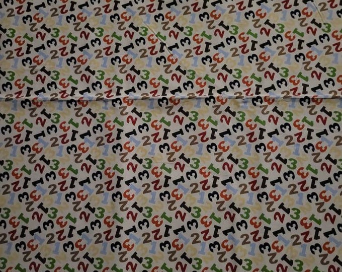 Coordinating fabric to Elephant, alligator and monkeys 1, 2, 3 panel baby blanket panel cotton fabric