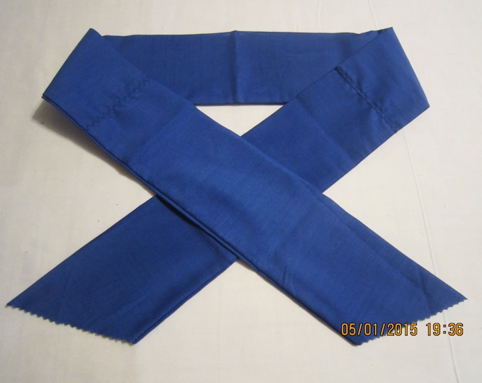 Extra Wide 3" Reusable Non-Toxic Cool Wrap / Neck Cooler  - Solids - Royal Blue