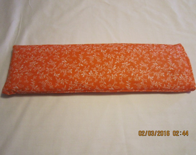 Orange Vine Floral Print X-LARGE Cozy Comforts Heat and Cold Packs (Unscented or Lavender)*