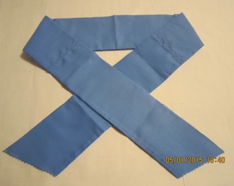 Extra Wide 3" Reusable Non-Toxic Cool Wrap / Neck Cooler  - Solids - Icy Blue (light - medium blue)