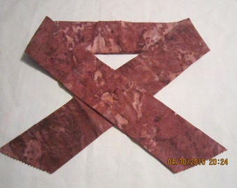 Extra Wide 3" Reusable Non-Toxic Cool Wrap / Neck Cooler  - Tones and Marbled - Rose