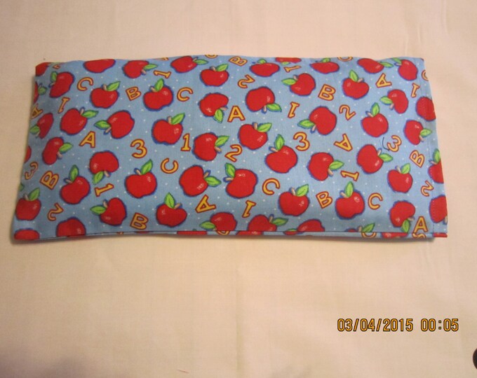 Apples ABC's and 123's* MEDIUM Cozy Comforts Heat and Cold Packs (Unscented or Lavender)*
