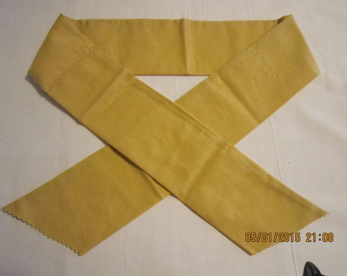 Extra Wide 3" Reusable Non-Toxic Cool Wrap / Neck Cooler  - Solids - Gold  - CLEARANCE