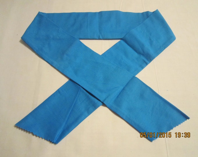 Extra Wide 3" Reusable Non-Toxic Cool Wrap / Neck Cooler  - Solids - Turquoise
