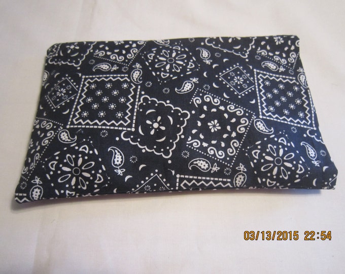 Black Bandana SMALL Cozy Comforts Heat and Cold Packs (Unscented or Lavender)*