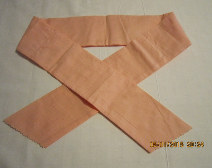 Extra Wide 3" Reusable Non-Toxic Cool Wrap / Neck Cooler  - Solids - Peach - CLEARANCE