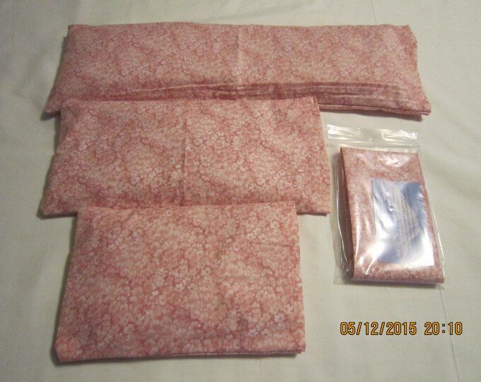 Shades of Light Pink Floral Cozy Comfort Set Heat and Cold Packs (Unscented or Lavender) with Free Gift*