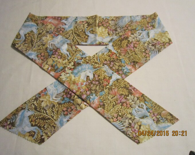 Extra Wide 3" Reusable Non-Toxic Cool Wrap / Neck Cooler  - Animal Prints - Horses - Unicorn / Pegasus