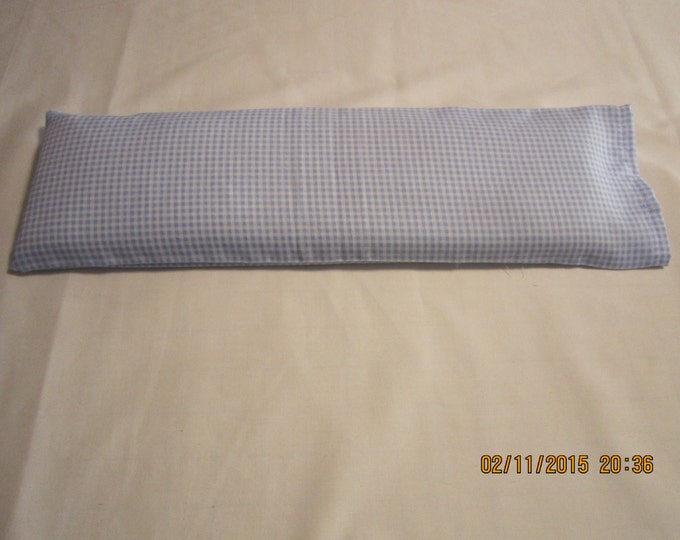 White and Blue Gingham X-LARGE Cozy Comforts Heat and Cold Packs (Unscented or Lavender)*
