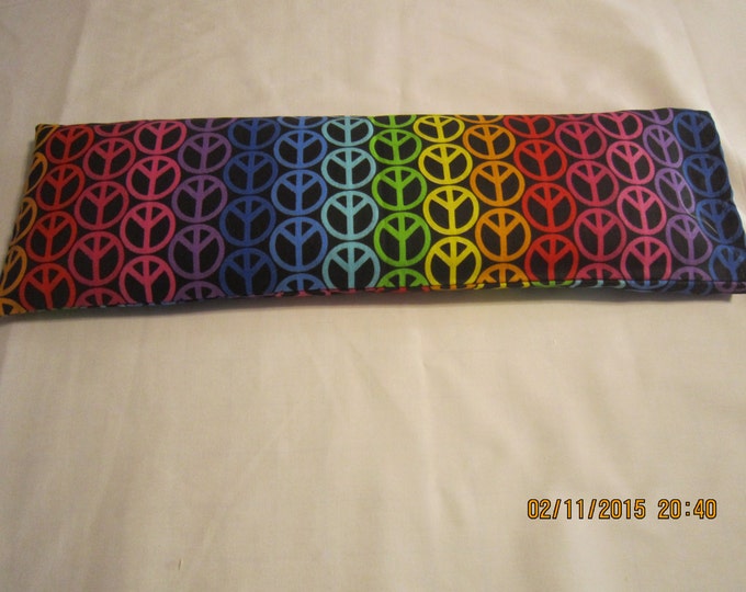 Peace Signs SMALL Cozy Comforts Heat and Cold Packs (Unscented or Lavender)*