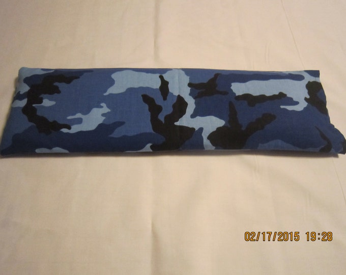 Blue and Black Camo SMALL Cozy Comforts Heat and Cold Packs (Unscented or Lavender)*