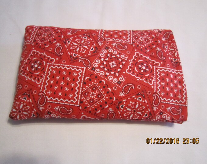 Red Bandana SMALL Cozy Comforts Heat and Cold Packs (Unscented or Lavender)*