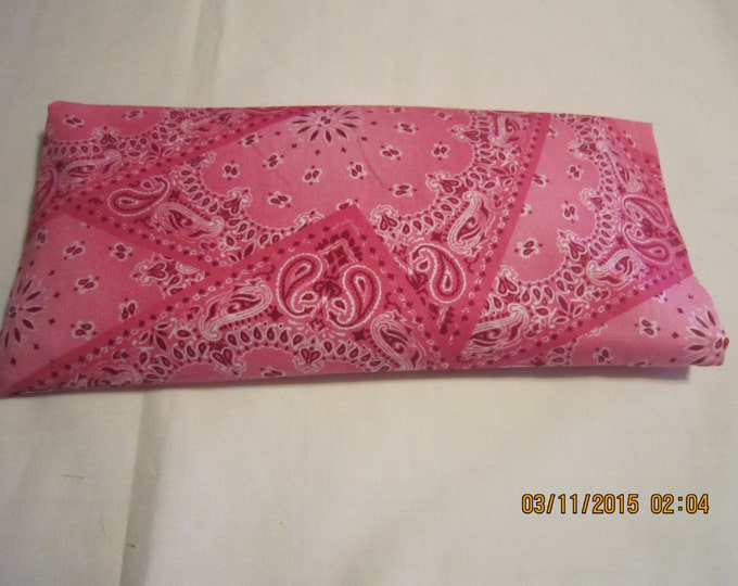 Bright Pink Bandana MEDIUM Cozy Comforts Heat and Cold Packs (Unscented or Lavender)*