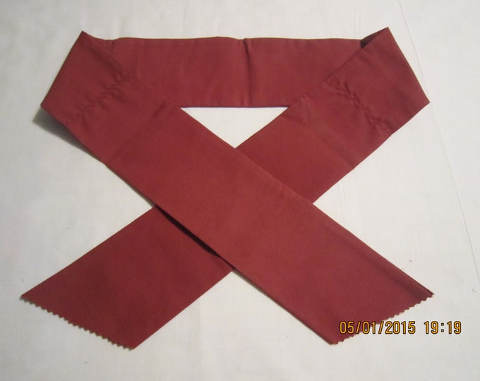 Extra Wide 3" Reusable Non-Toxic Cool Wrap / Neck Cooler  - Solids - Burgandy