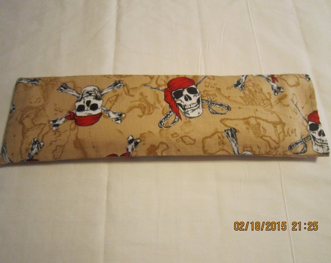 Pirate Skulls - Tan MEDIUM Cozy Comforts Heat and Cold Packs (Unscented or Lavender)*