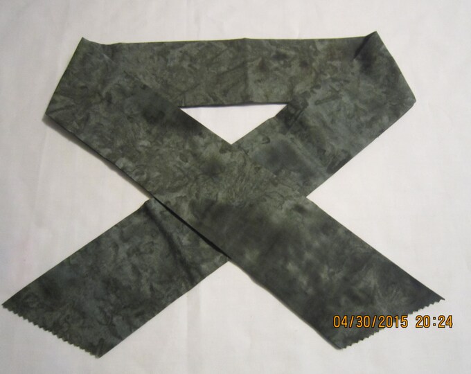 Extra Wide 3" Reusable Non-Toxic Cool Wrap / Neck Cooler  - Tones and Marbled - Emerald Green