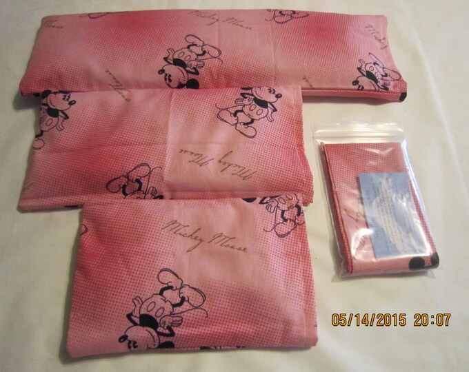Mickey Mouse - Pink Cozy Comfort Set Heat and Cold Packs (Unscented or Lavender) with Free Gift*