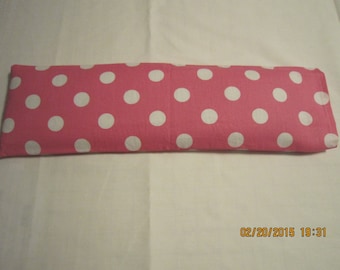 Big Dots on Pink {Polka Dots} X-LARGE Cozy Comforts (filled with Flax Seed) Heat and Cold Packs (Unscented or Lavender)*