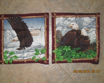 Flying Eagle Unstuffed Pillow Set  - Clearance