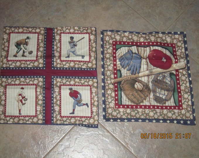 Baseball  Unstuffed Pillow Set  - CLEARANCE