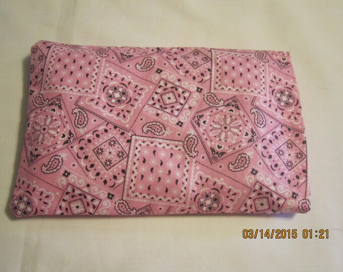 Light Pink Bandana SMALL Cozy Comforts Heat and Cold Packs (Unscented or Lavender)*
