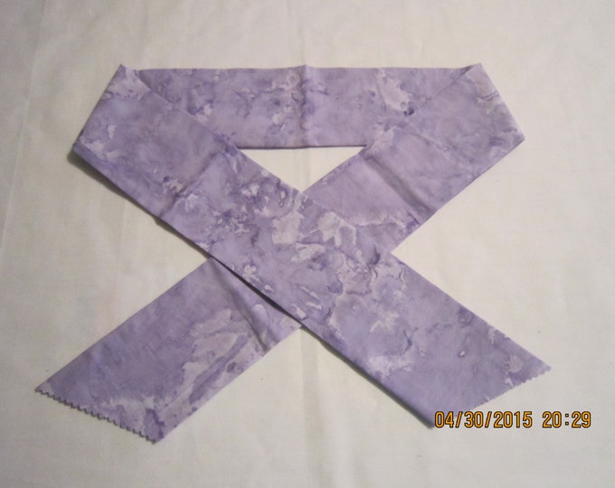 Extra Wide 3" Reusable Non-Toxic Cool Wrap / Neck Cooler  - Tones and Marbled - Lavender