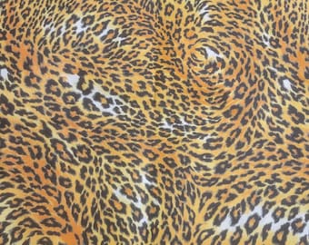 Cheetah cotton fabric
