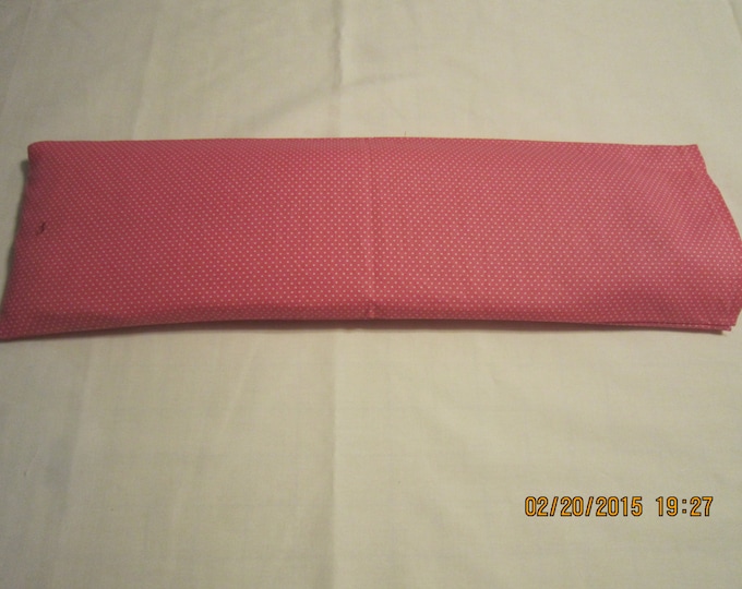 Mini Dots on Pink {Pin Polka Dots} X-LARGE Cozy Comforts Heat and Cold Packs (Unscented or Lavender) *