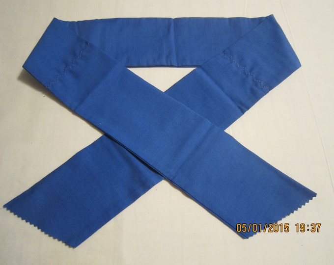 Extra Wide 3" Reusable Non-Toxic Cool Wrap / Neck Cooler  - Solids - Jazz Blue (medium blue)