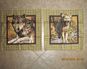 Song of the Wolves  Unstuffed Pillow Set - Clearance