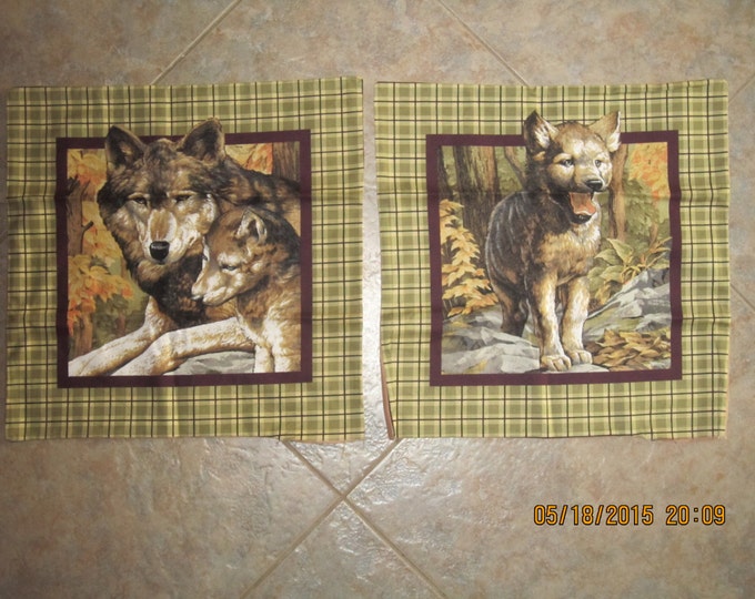 Song of the Wolves  Unstuffed Pillow Set - Clearance