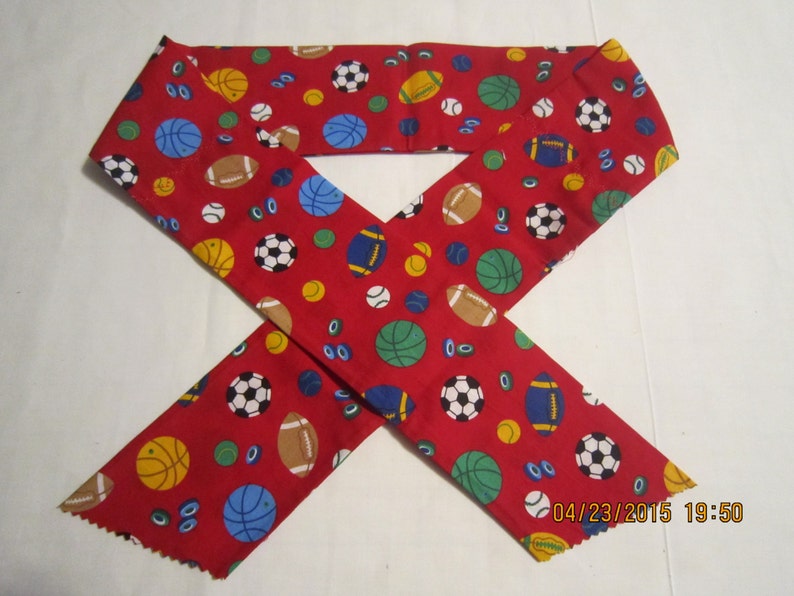 Sports Extra Wide 3 Reusable Non-Toxic Cool Wrap Neck Cooler Kids Prints CLEARANCE Red