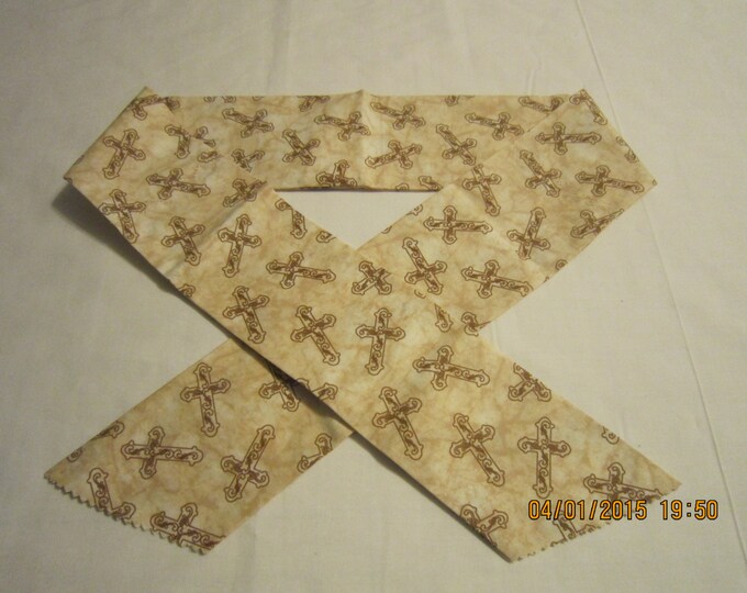 Extra Wide 3" Reusable Non-Toxic Cool Wrap / Neck Cooler  - Misc. Fabrics - Crosses