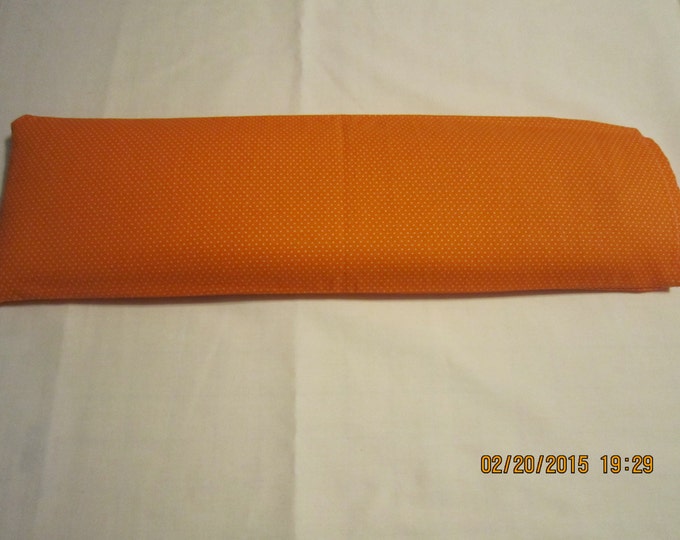 Mini Dots on Orange {Pin Polka Dots} X-LARGE Cozy Comforts Heat and Cold Packs (Unscented or Lavender)*